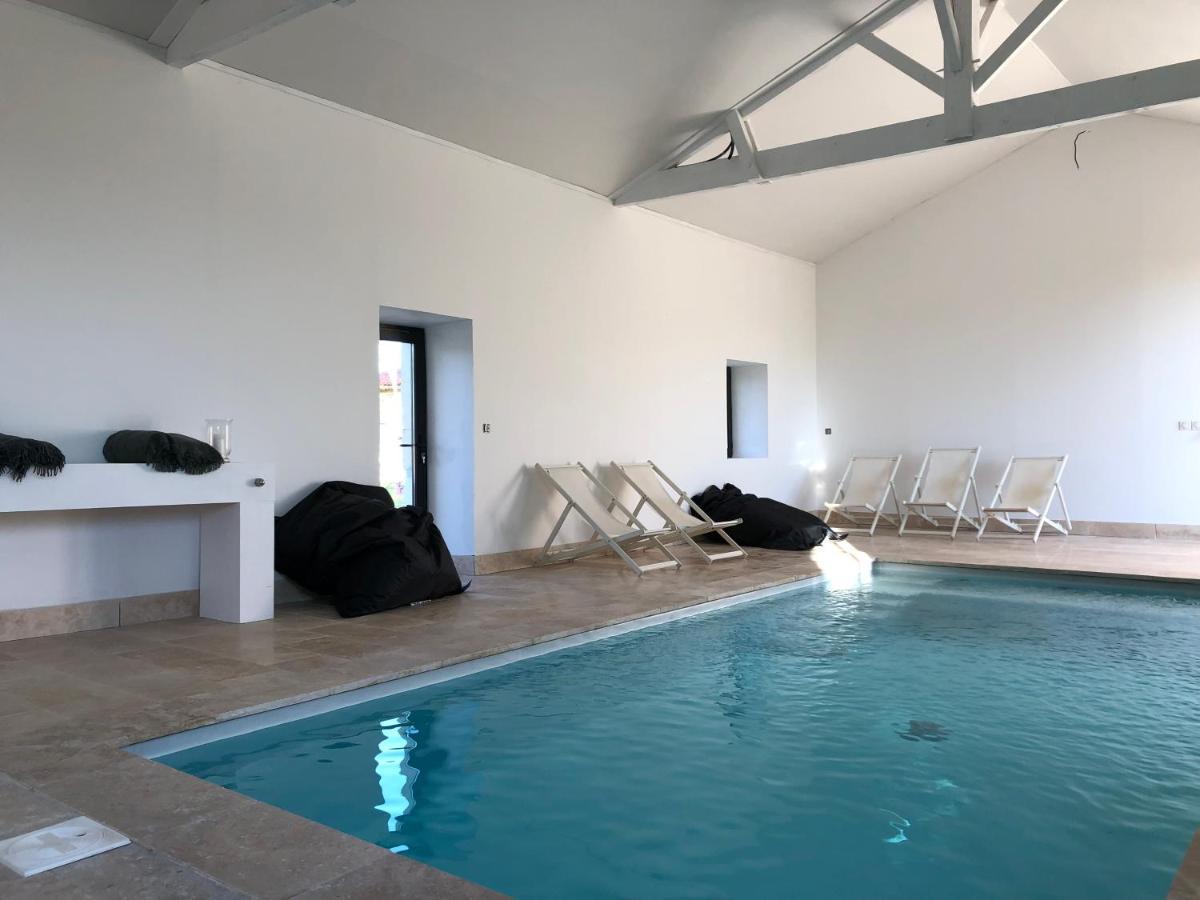 Chateau Bernon Maison D Hotes - Piscine Et Spa Queyrac Eksteriør billede