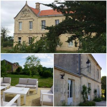 Chateau Bernon Maison D Hotes - Piscine Et Spa Queyrac Eksteriør billede